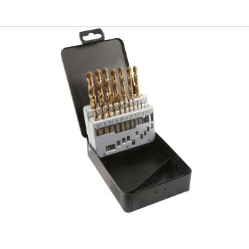 Ground Titanium HSS Drill Bit Set for Metal